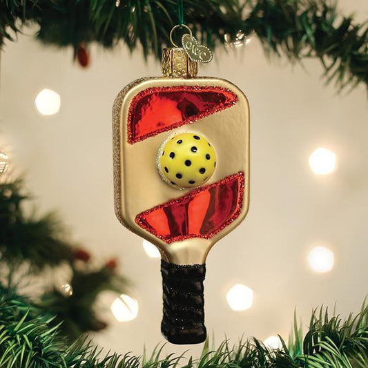 Pickleball Paddle Ornament - Southlake Paws