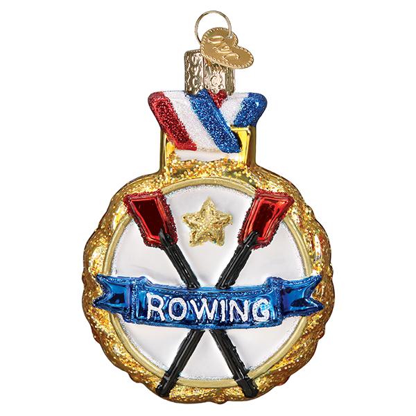 Rowing Ornament - Southlake Paws