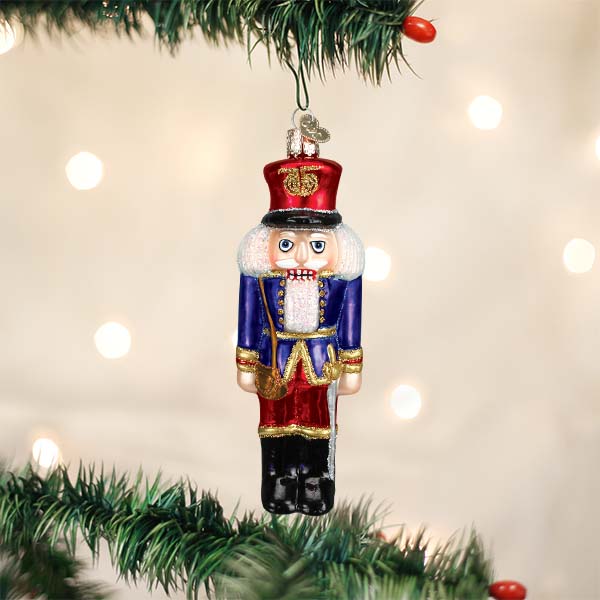 Blue Coat Soldier Nutcracker Ornament - Southlake Paws