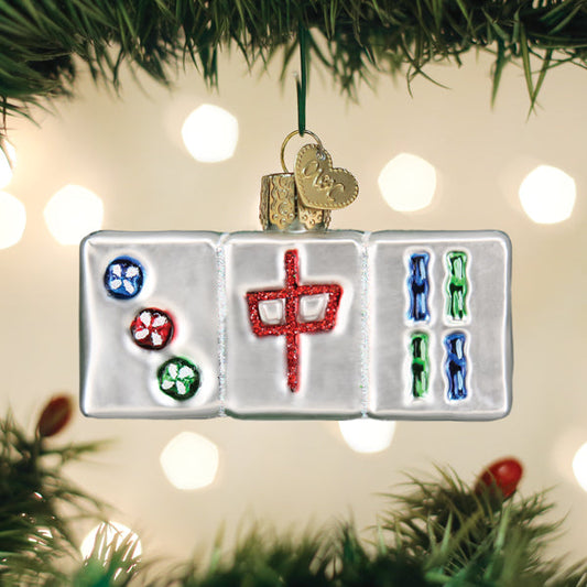 Mahjong Ornament - Southlake Paws