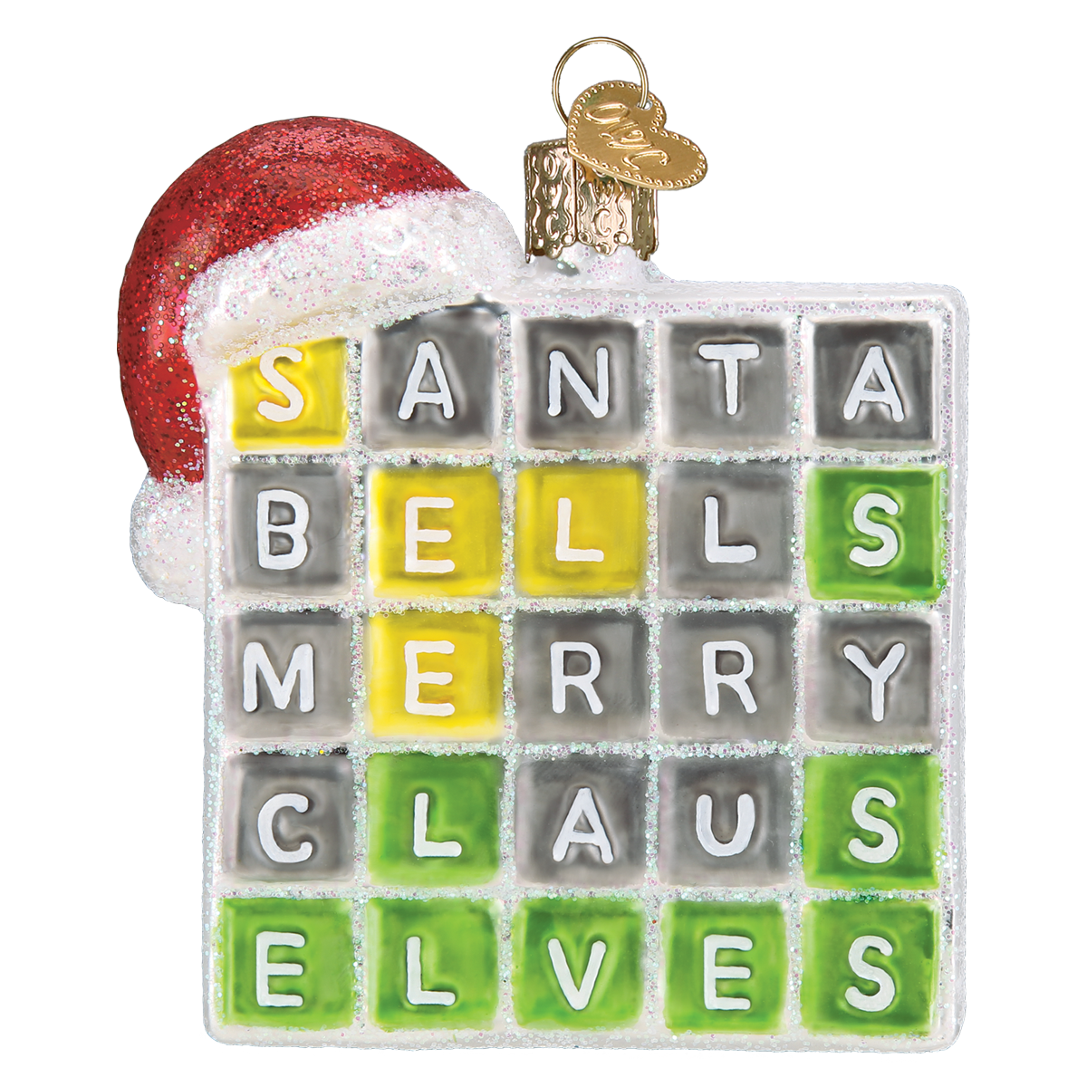Merry Words Ornament - Southlake Paws