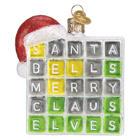 Merry Words Ornament - Southlake Paws