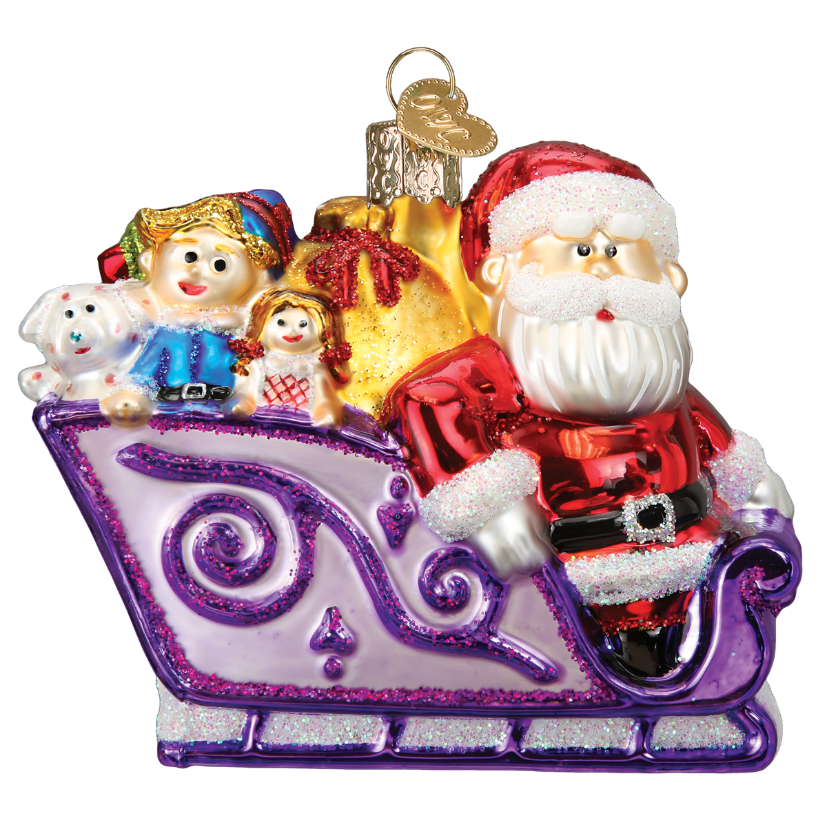 Santa And Friends Ornament - Southlake Paws