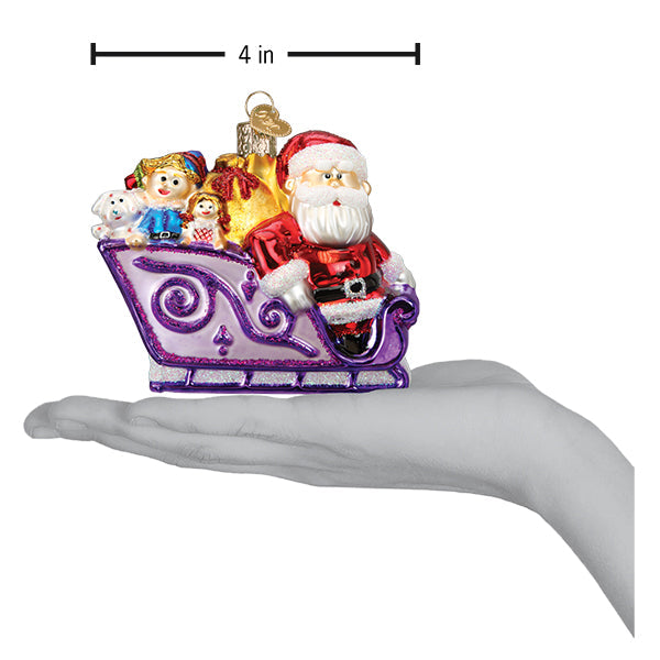 Santa And Friends Ornament - Southlake Paws