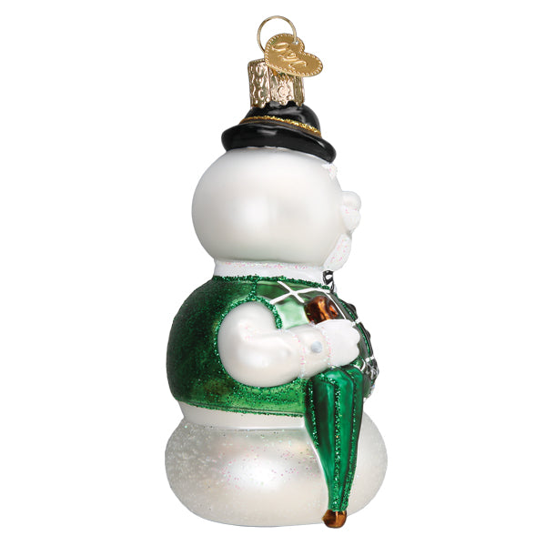 Sam The Snowman Ornament - Southlake Paws