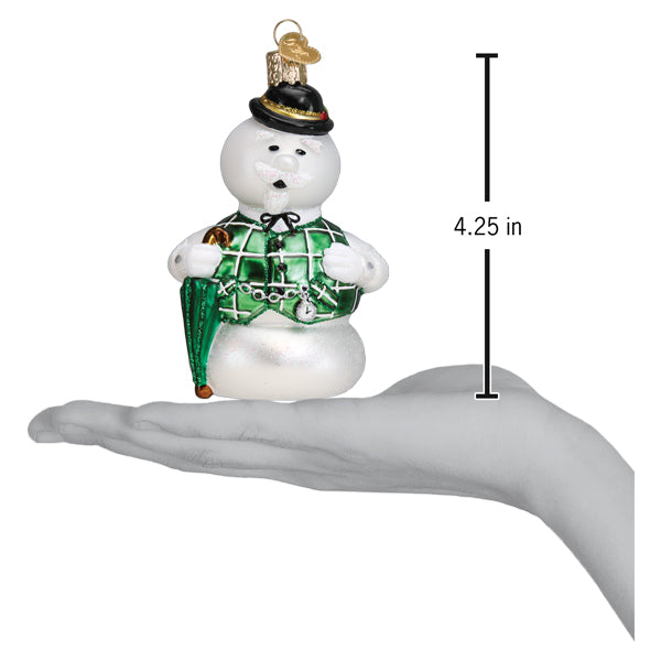 Sam The Snowman Ornament - Southlake Paws