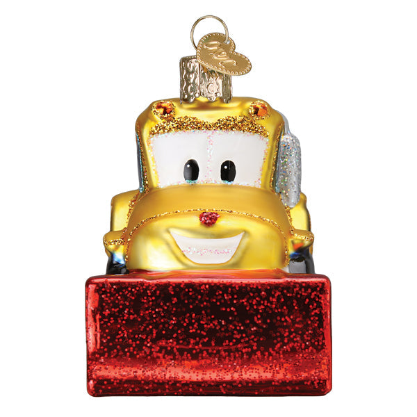 Bright-eyed Bulldozer Ornament - Southlake Paws