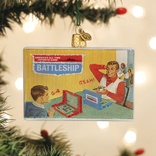 Battleship Ornament - Southlake Paws