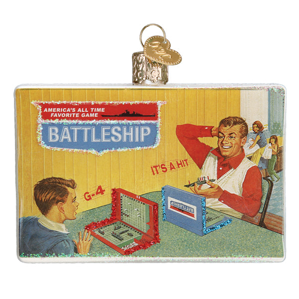 Battleship Ornament - Southlake Paws