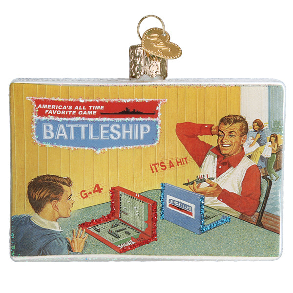 Battleship Ornament - Southlake Paws