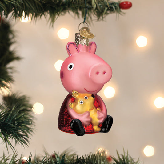 Peppa Pig With Teddy Ornament - Southlake Paws
