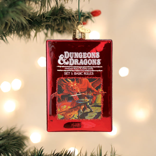 Dungeons & Dragons Red Box Ornament - Southlake Paws
