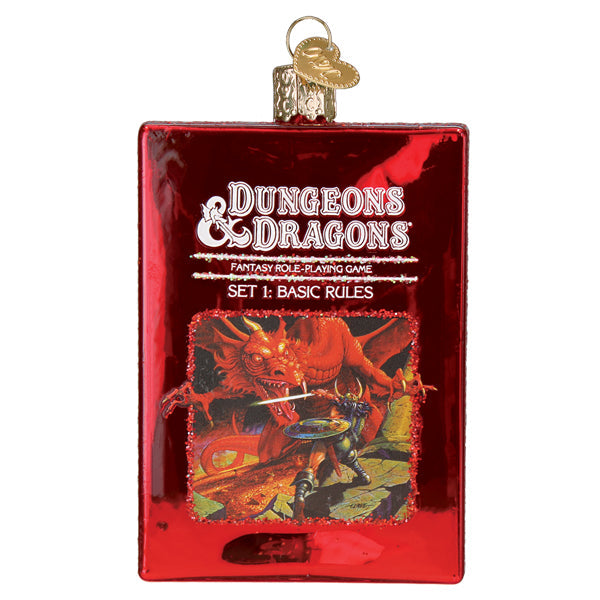 Dungeons & Dragons Red Box Ornament - Southlake Paws