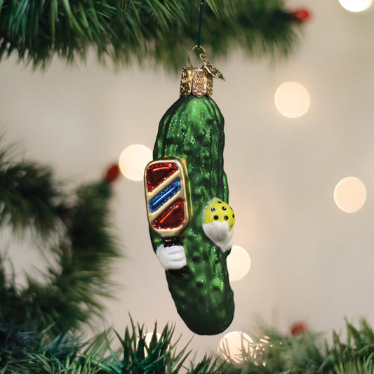 Pickleball Pickle Ornament - Southlake Paws