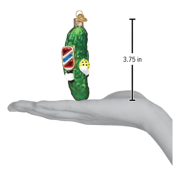 Pickleball Pickle Ornament - Southlake Paws