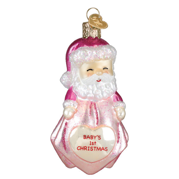 Baby Girl's 1st Santa Lovey Ornament - Southlake Paws