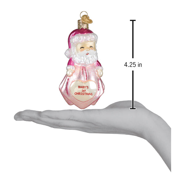 Baby Girl's 1st Santa Lovey Ornament - Southlake Paws