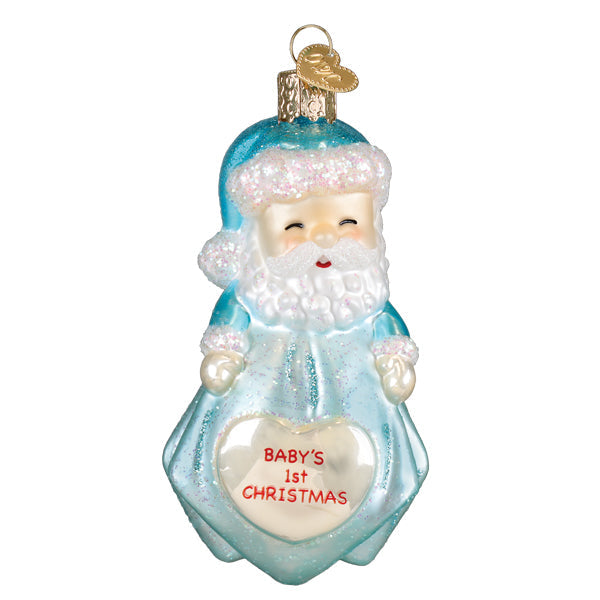 Baby Boys 1st Santa Lovey Ornament - Southlake Paws
