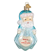 Baby Boys 1st Santa Lovey Ornament