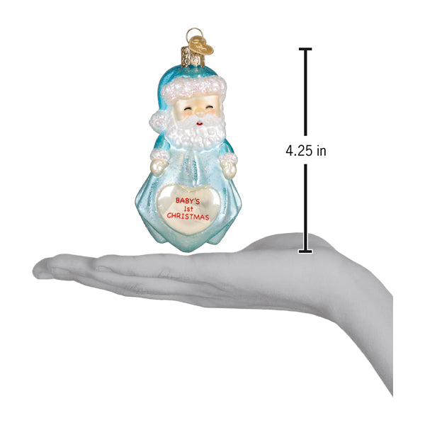 Baby Boys 1st Santa Lovey Ornament - Southlake Paws