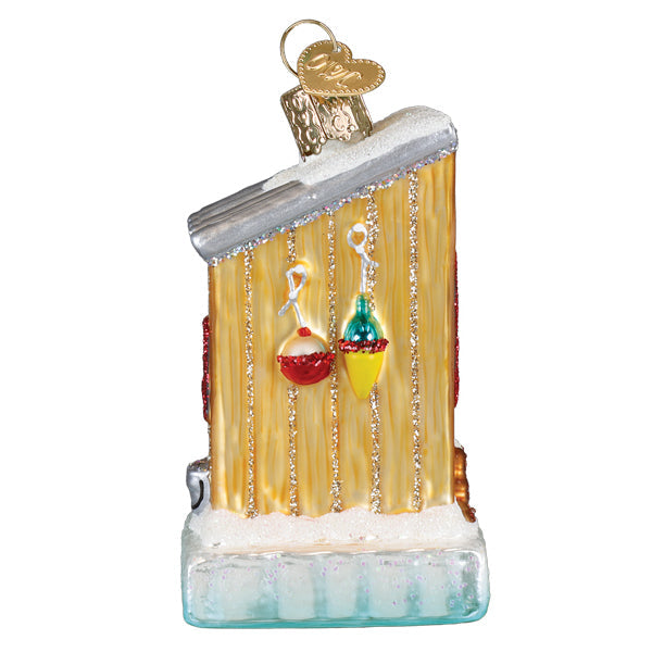 Ice Fishing Shanty Ornament - Southlake Paws