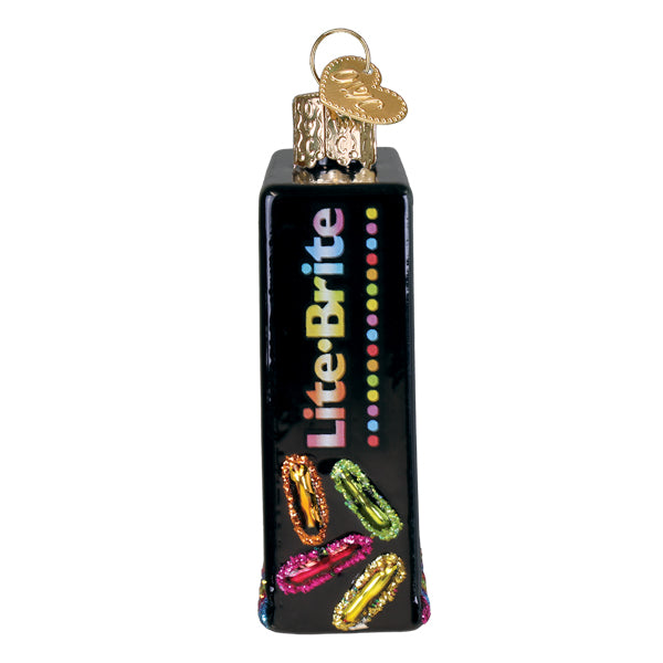 Lite Brite Box Ornament - Southlake Paws