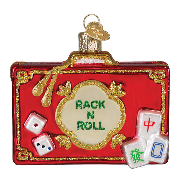 Rack N Roll Mahjong Ornament - Southlake Paws