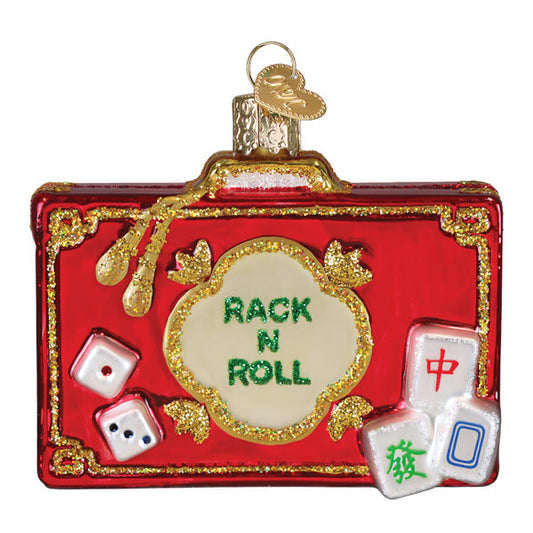 Rack N Roll Mahjong Ornament - Southlake Paws