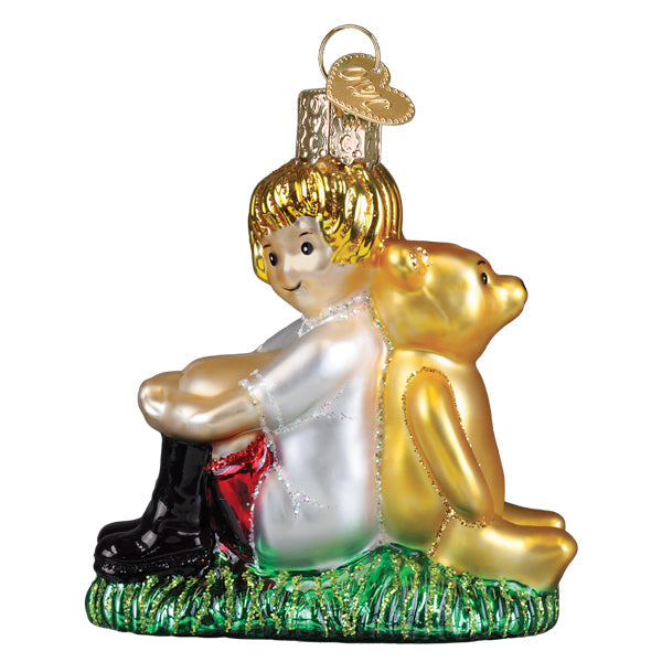 Winnie And Christopher Robin Ornament - Southlake Paws