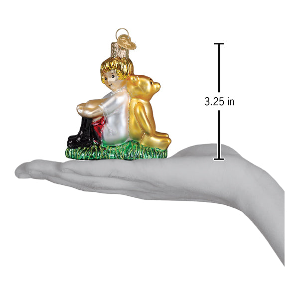 Winnie And Christopher Robin Ornament - Southlake Paws