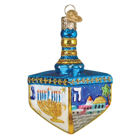 Hanukkah Dreidel Ornament - Southlake Paws