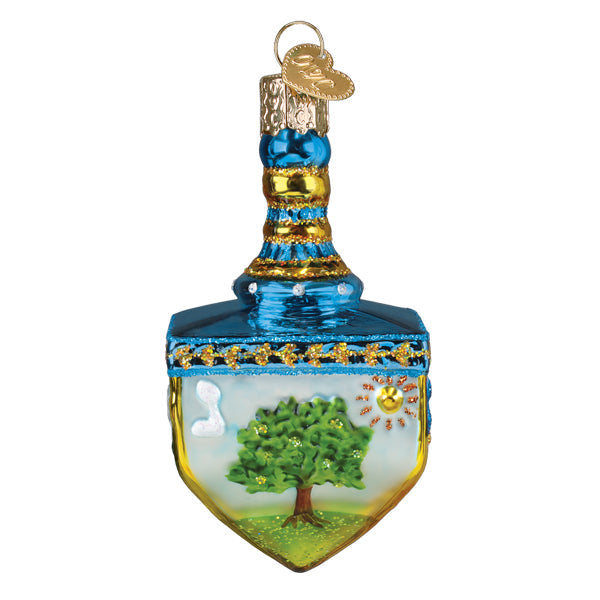 Hanukkah Dreidel Ornament - Southlake Paws