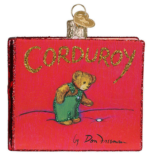 Corduroy Book Ornament