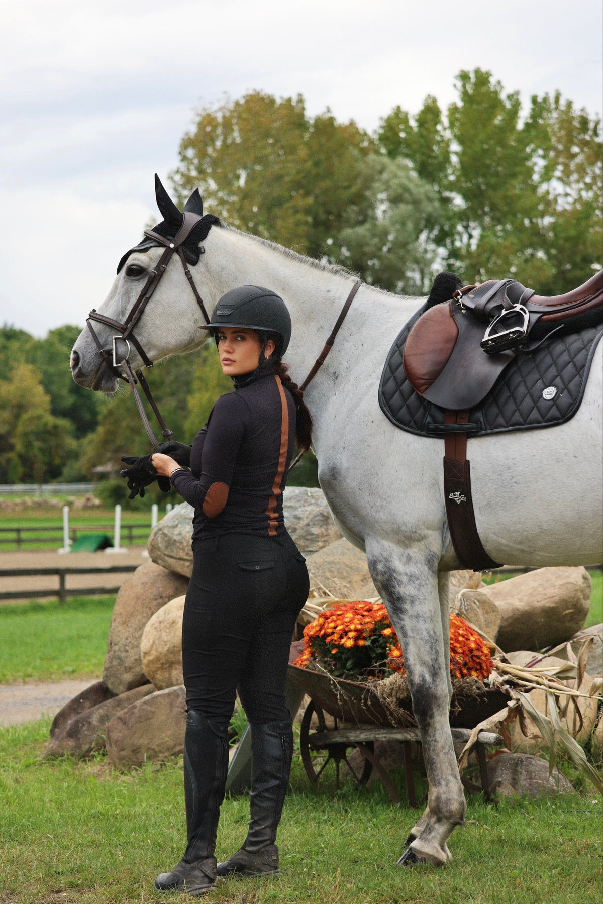 Jump Saddle Pad | Black Ice