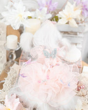 Luxury design dog dress diamond butterfly 2 colors 