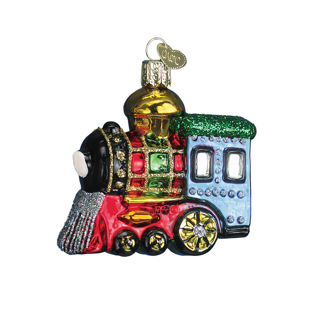 Small Locomotive Ornament - Southlake Paws