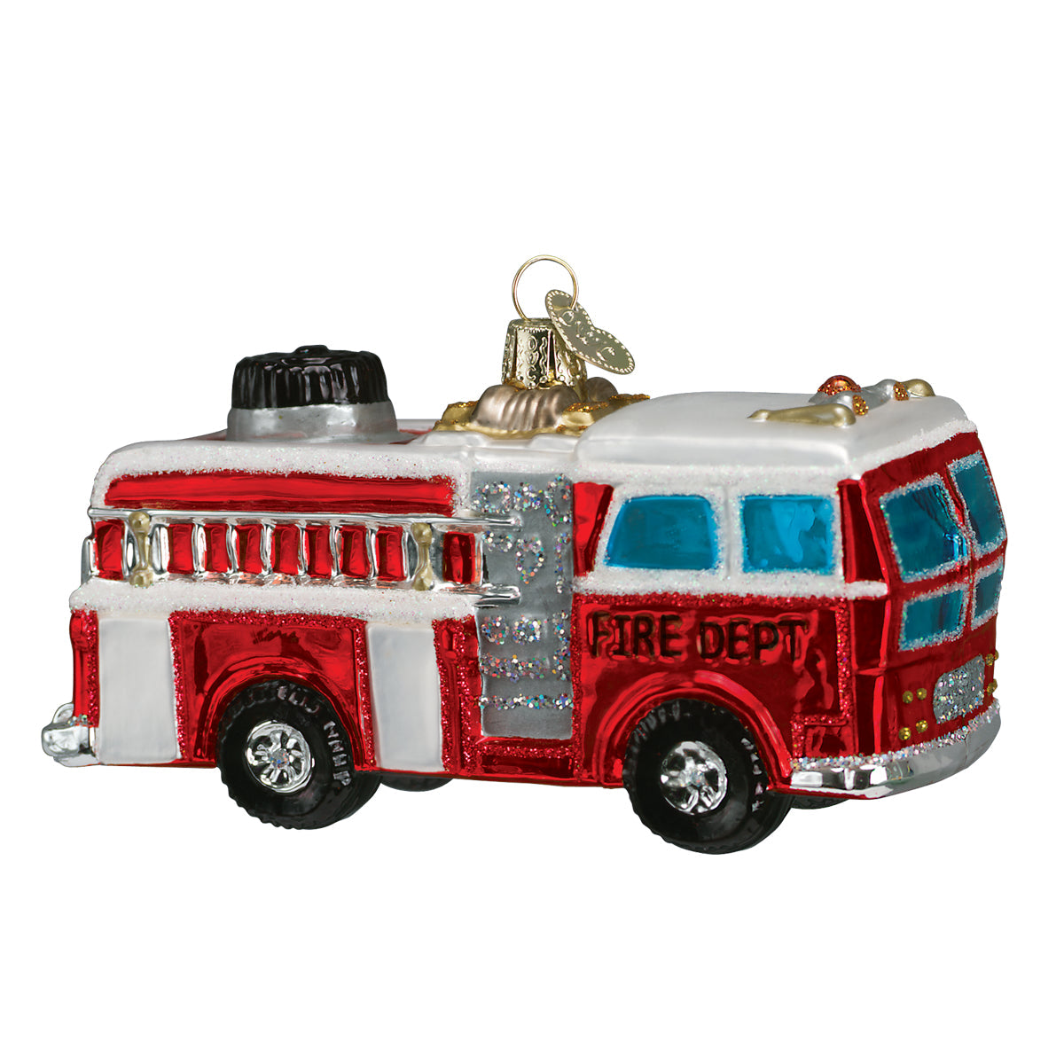 Fire Truck Ornament - Southlake Paws