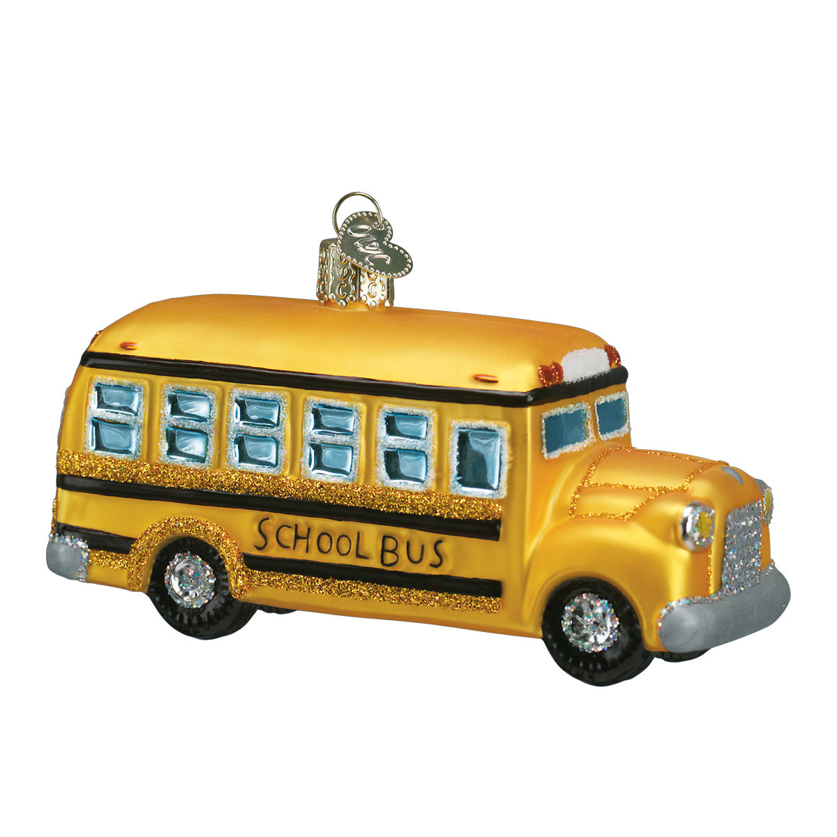 School Bus Ornament - Southlake Paws