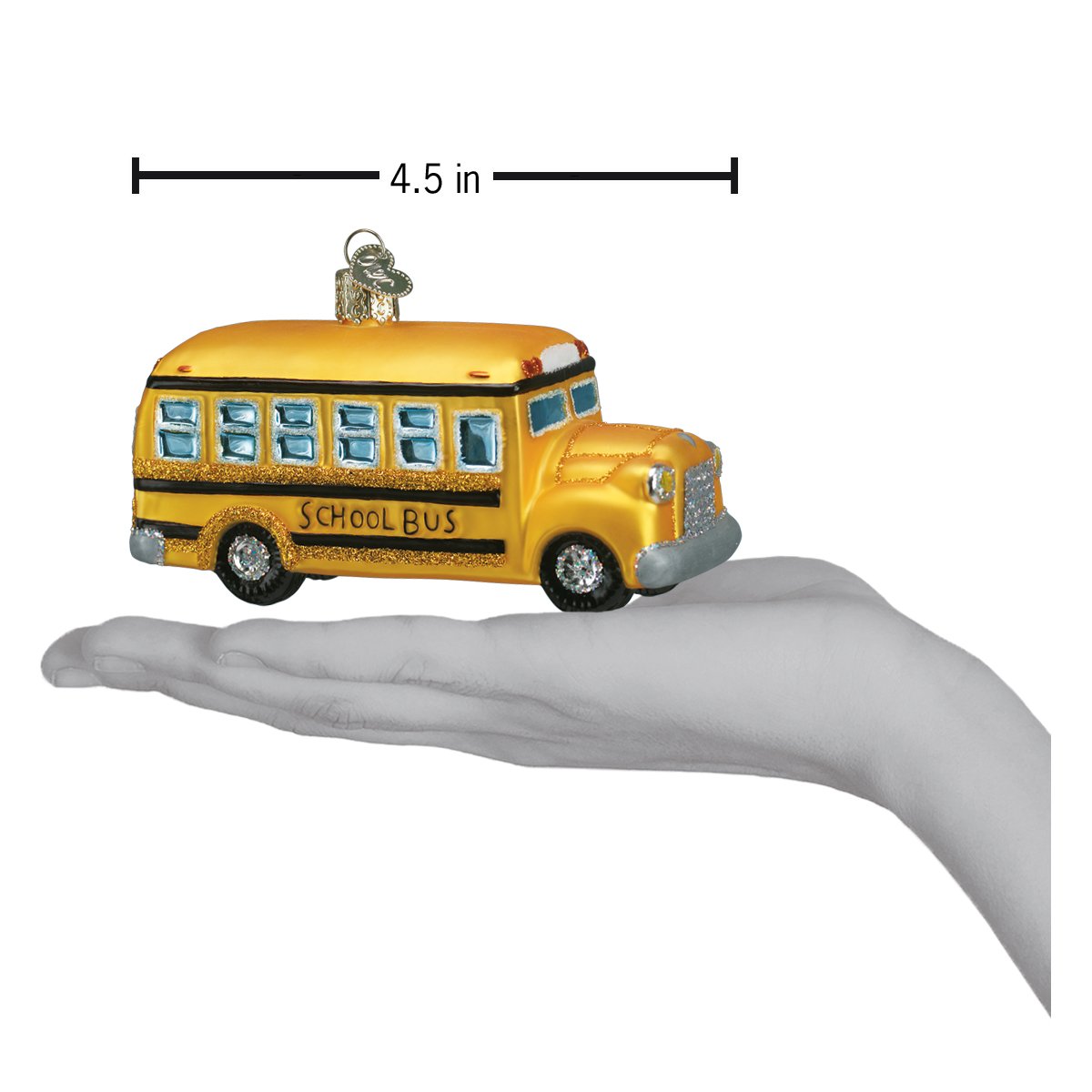 School Bus Ornament - Southlake Paws