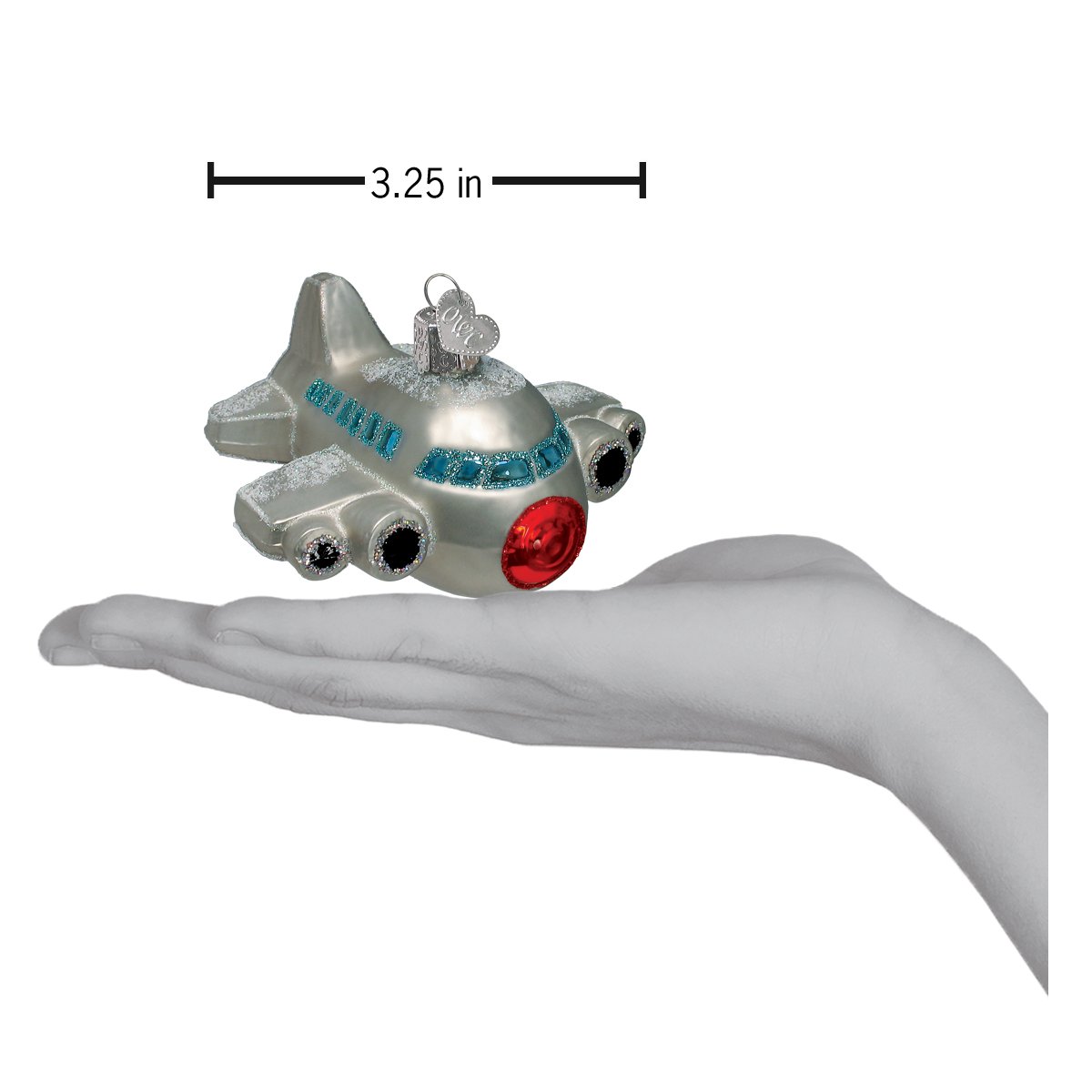 Airplane Ornament - Southlake Paws