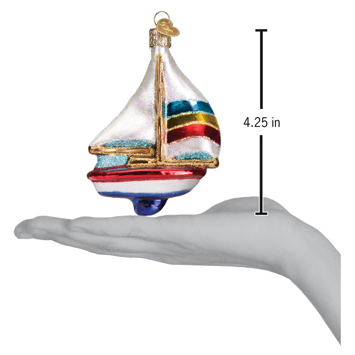 Sailboat Ornament - Southlake Paws