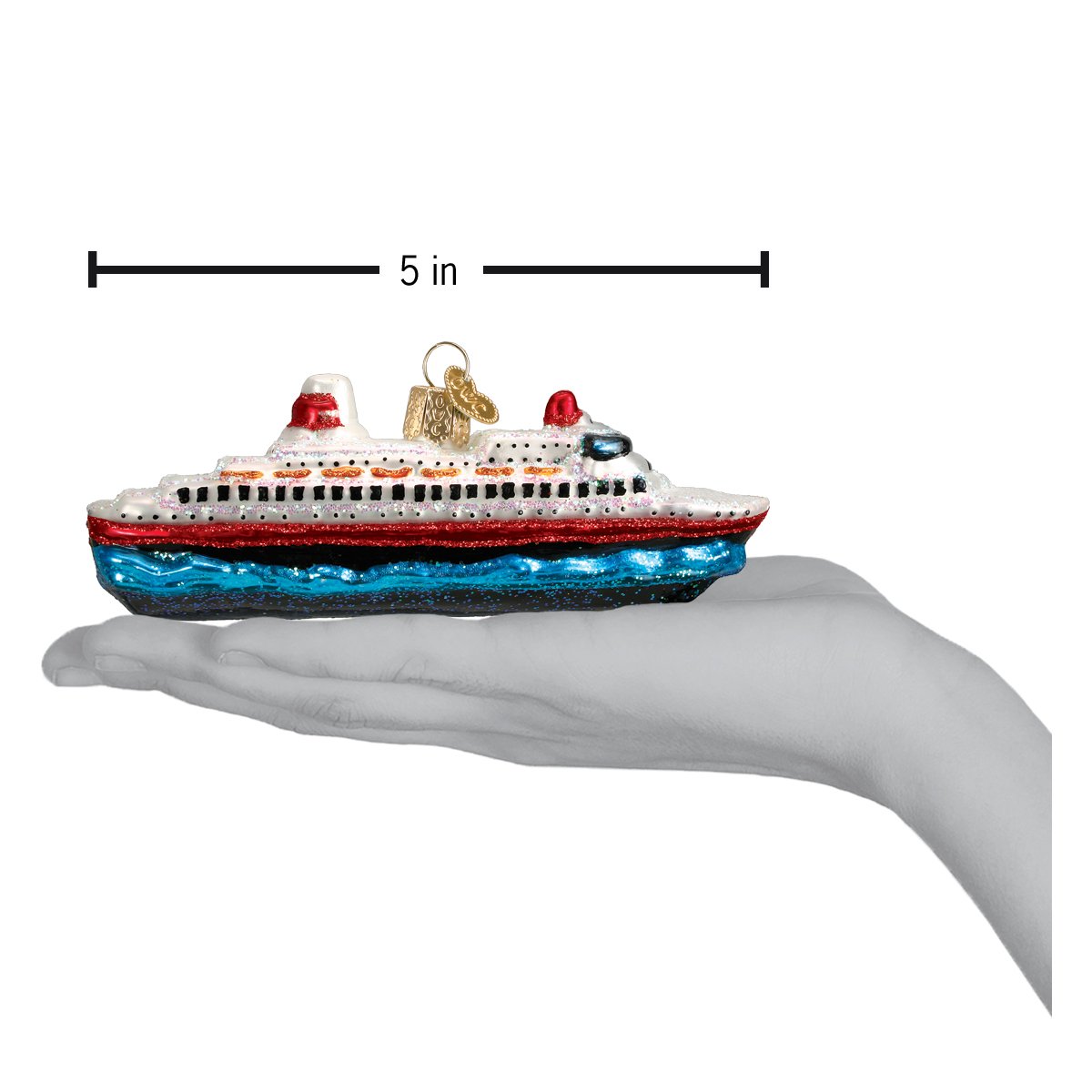 Cruise Ship Ornament - Southlake Paws