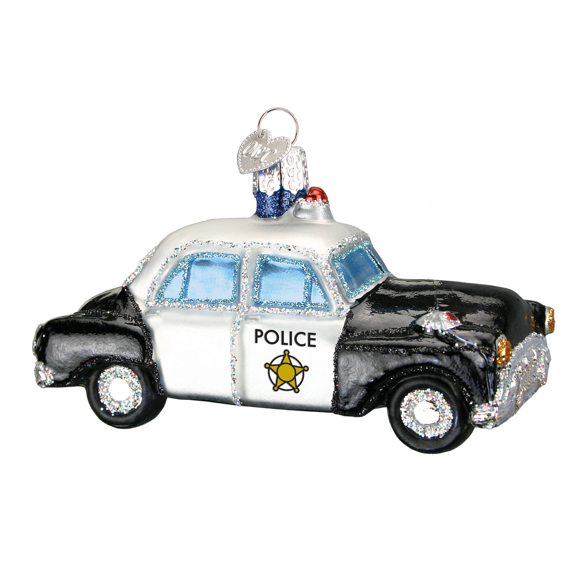 Police Car Ornament - Southlake Paws