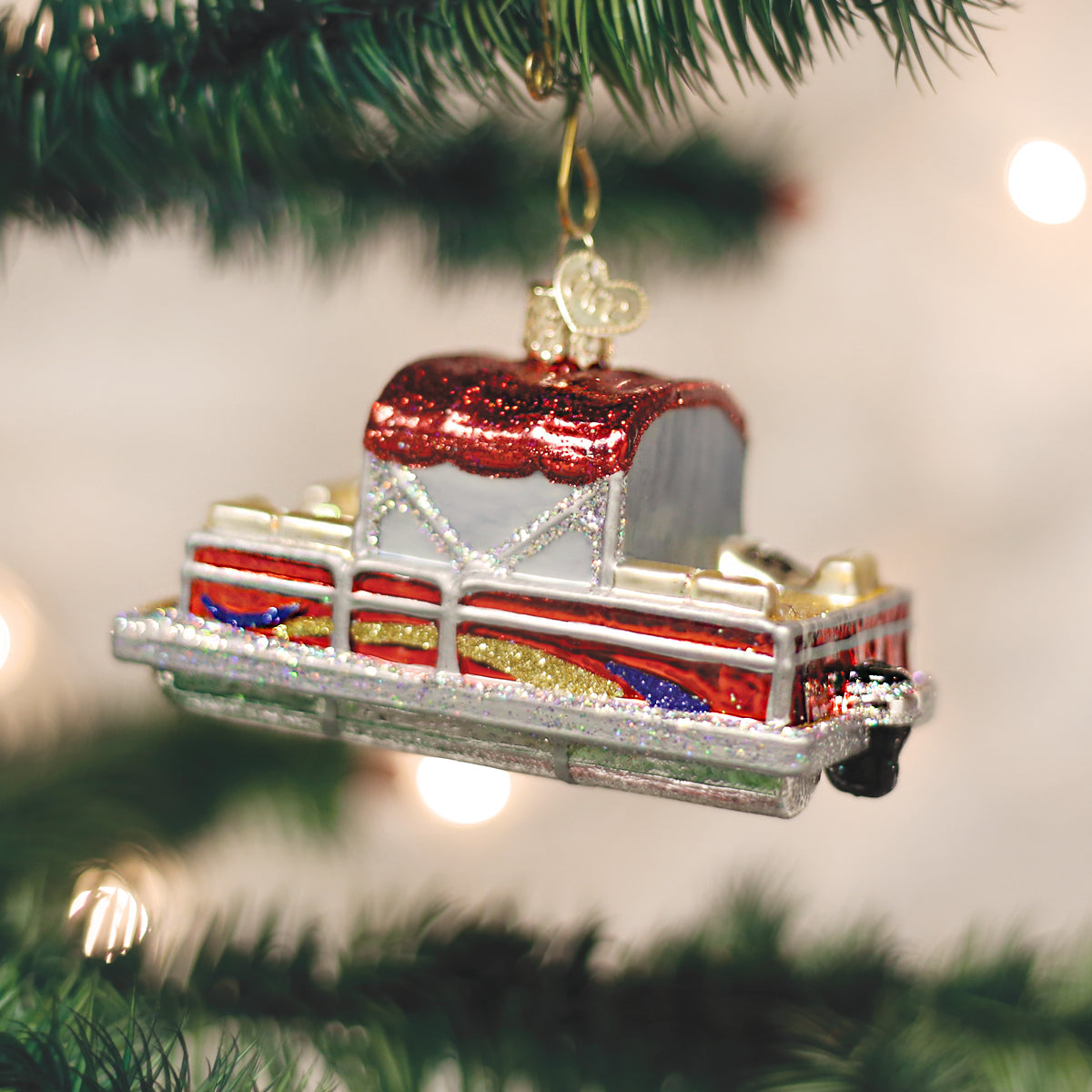 Pontoon Boat Ornament - Southlake Paws
