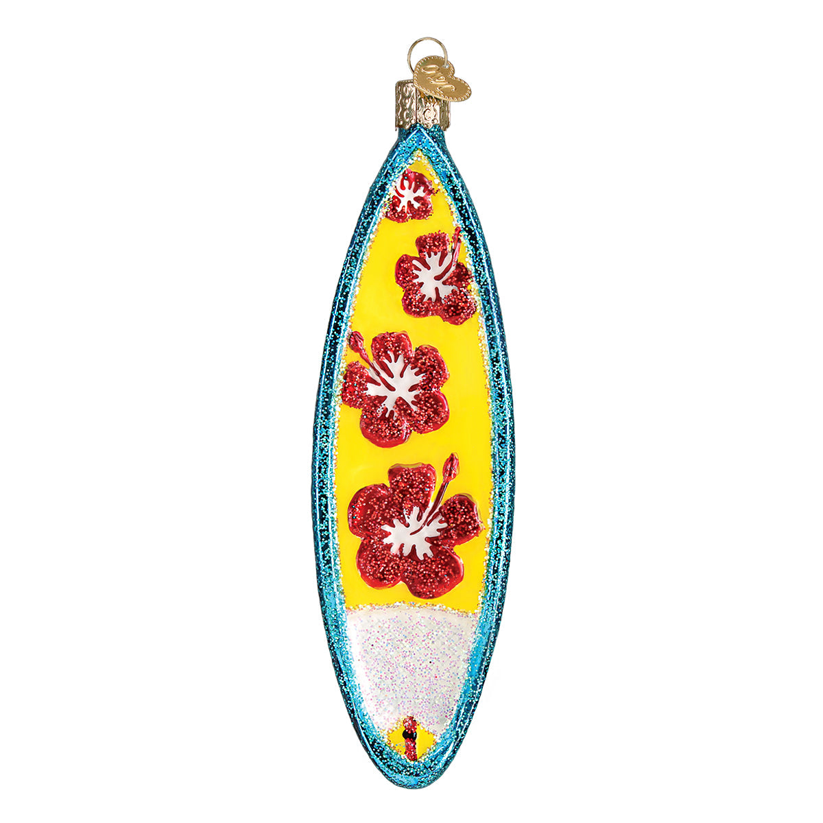 Surfboard Ornament - Southlake Paws
