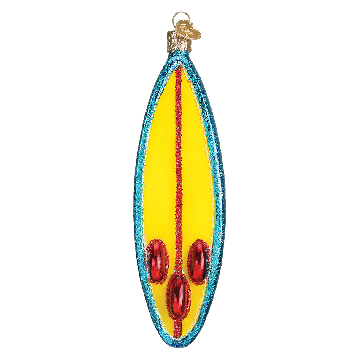 Surfboard Ornament - Southlake Paws