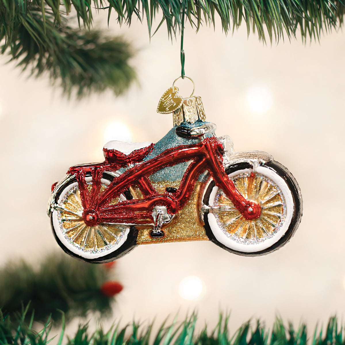 Cruiser Bike Ornament - Southlake Paws