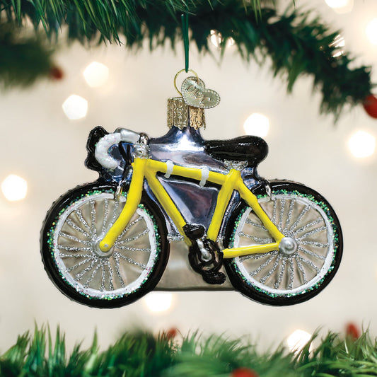 Road Bike Ornament - Southlake Paws