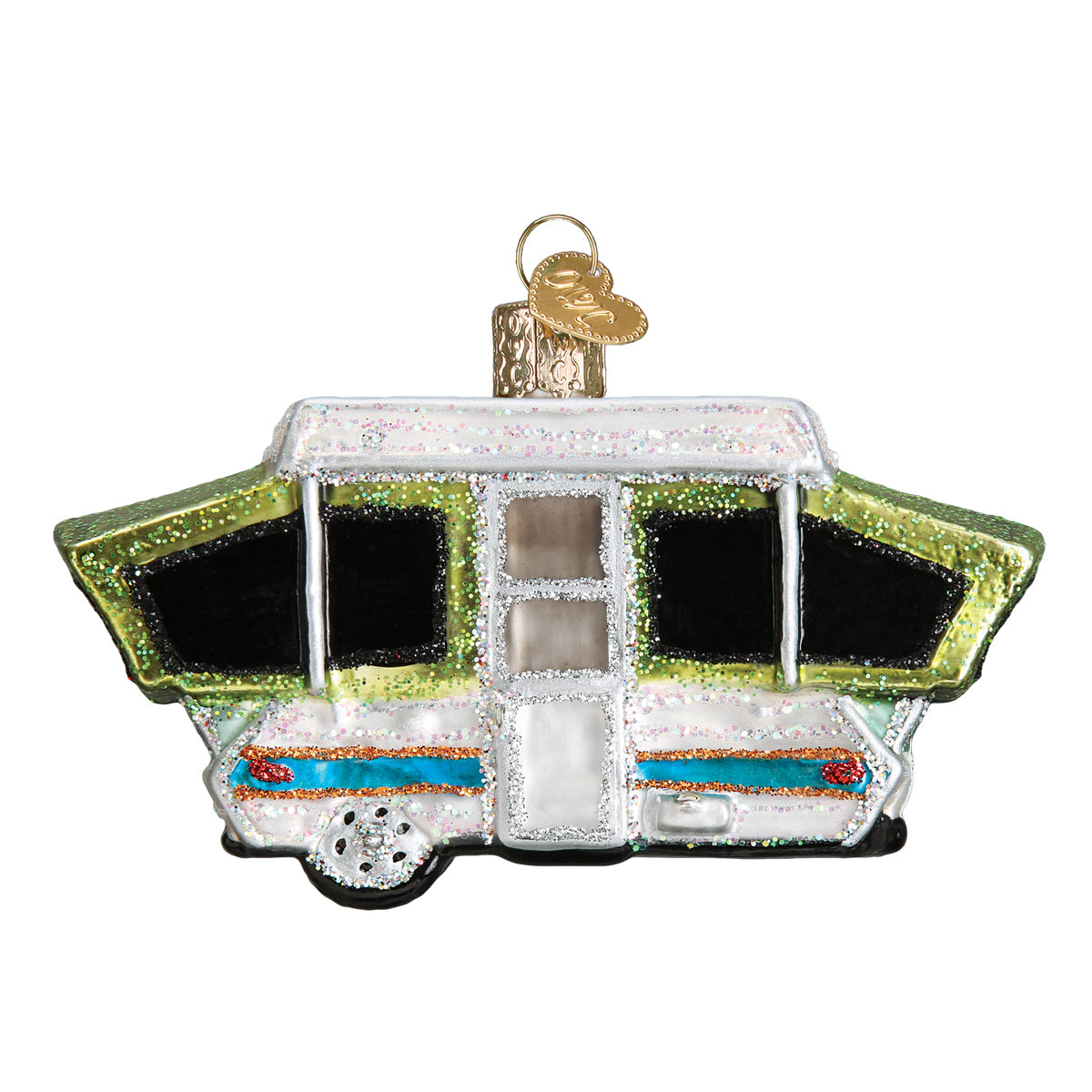 Tent Camper Ornament - Southlake Paws