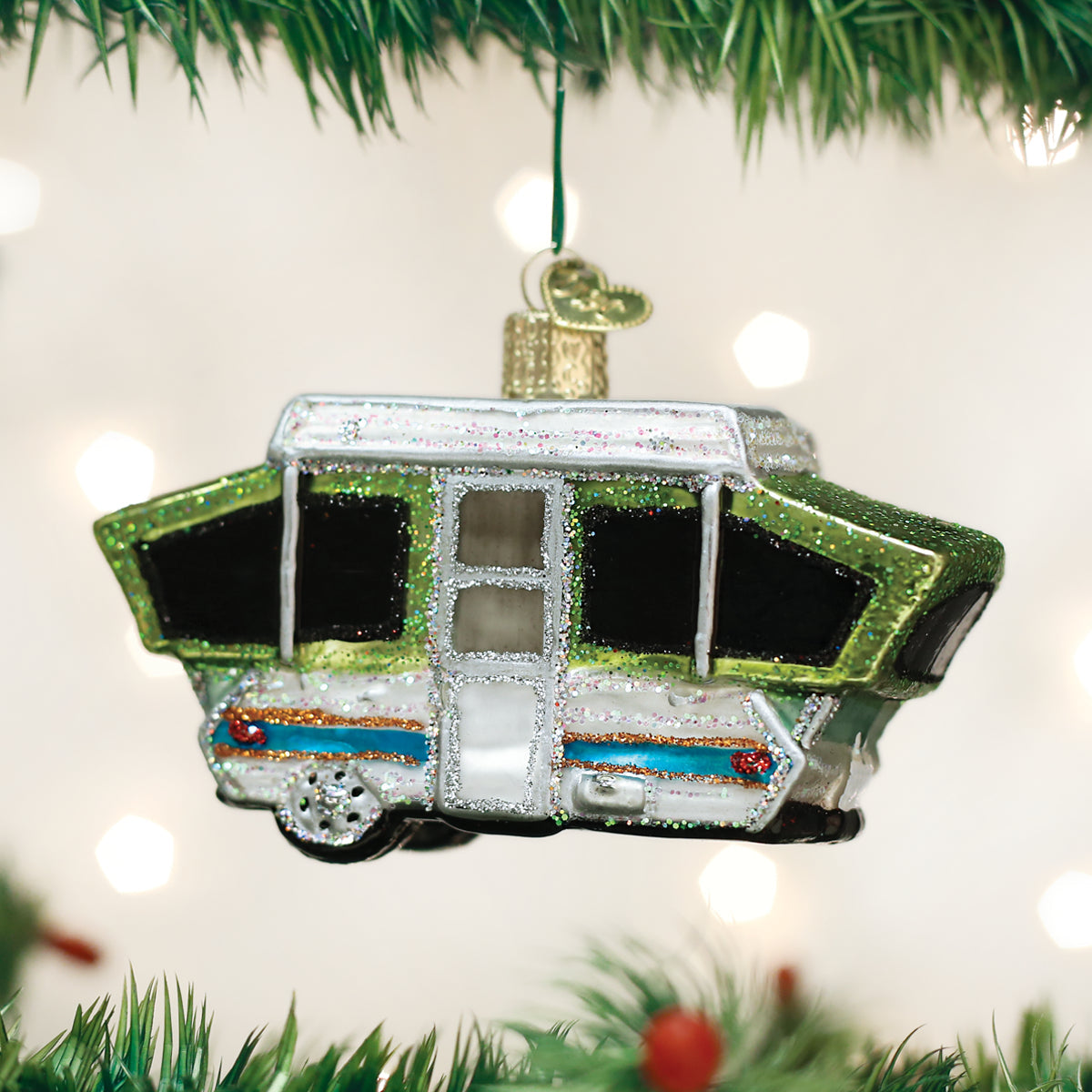 Tent Camper Ornament - Southlake Paws